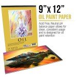 U.S. Art Supply Heavy-Weight Oil Painting Paper Pad
