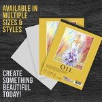 U.S. Art Supply Heavy-Weight Oil Painting Paper Pad