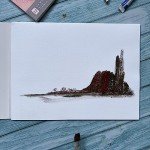 Tumuarta 9x12” Oil Painting Paper Pad, 12 Sheets