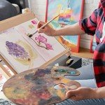 AUREUO 8x10 Canvas Pad - 10 Sheets for Painting