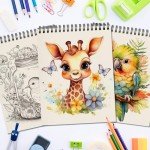 10-Pack Mini Sketchbooks with 300 Sheets