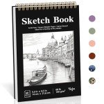 Top Spiral Bound Sketch Book - 60 Acid-Free Sheets
