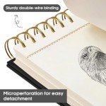 Top Spiral Bound Sketch Book - 60 Acid-Free Sheets