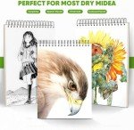 Soucolor 9" x 12" Spiral Sketch Book - 100 Sheets