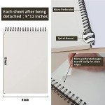 Top Spiral Sketch Pad - 2 Packs, 100 Sheets