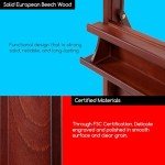 Extra Large Adjustable Beech Wood Easel with Wheels