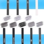 Dyvicl Graphite Charcoal Sticks - Pack of 18