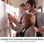 Dyvicl Graphite Charcoal Sticks - Pack of 18