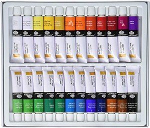 Royal Brush Gouache Artist Paint Set, 24-Colors