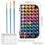 Watercolor Paint Set - Upgraded 48 Colors