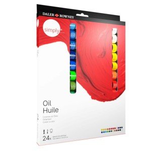 24 Piece Oil Paint Set by Daler-Rowney