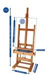 Mabef Large Master Studio Easel, Plus (MBM-04-PLUS)