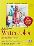 Watercolor Paper Pad with 24 Sheets - Strathmore 300 Series