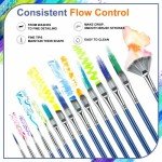 Rosmax Paint Brush Set with Nylon Hair