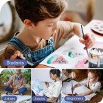 Rosmax Paint Brush Set with Nylon Hair