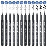 Mogyann Waterproof Drawing Pens for Artists - 12 Sizes
