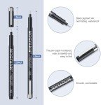 Mogyann Waterproof Drawing Pens for Artists - 12 Sizes