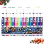 30-Color Gel Pens for Adult Coloring & Journaling