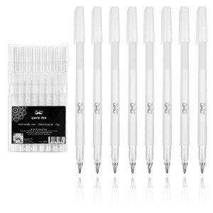 Mr. Pen 8-Pack White Gel Pens for Artists