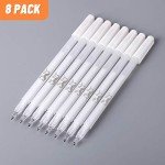 Mr. Pen 8-Pack White Gel Pens for Artists