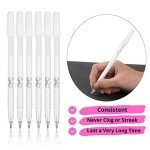 Mr. Pen 8-Pack White Gel Pens for Artists