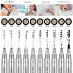 PANDAFLY Micro-Pen Fineliner Ink Pen Set