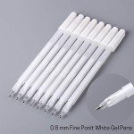 Mr. Pen 8-Pack White Gel Pens for Artists