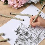 Mr. Pen Extra Fine Point Drawing Pens, 6 Pack