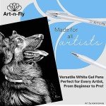 White Gel Pens for Black Paper - 3 Pack