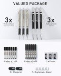 Nicpro 6PCS Mechanical Pencils & Lead Set