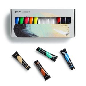 ARTIFY Heavy Body Acrylic Paint Set, 36 Colors