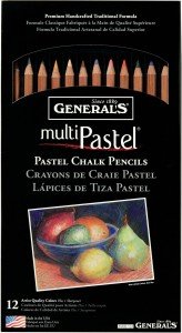 General Pencil 4400-12A MultiPastel Pencils 12/Pkg-Assorted Colors