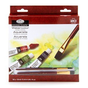 18-Color Watercolor Paint Set by Royal & Langnickel