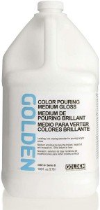 Golden Artist Colors, 128 oz, Color Pouring Medium Gloss