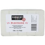 Sargent Art Plastilina Modeling Clay, 5-Pound, White 