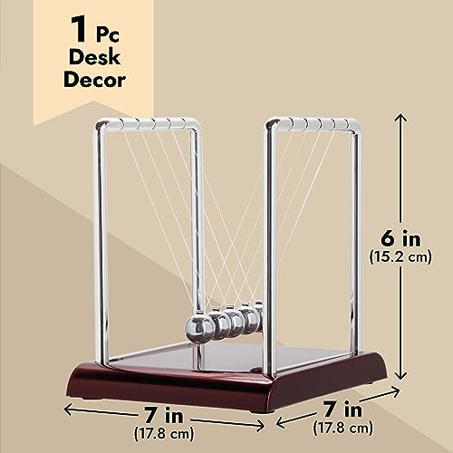 Juvale Newtons Cradle: Swing Balance Pendulum