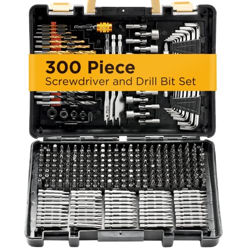 Jackson Palmer Bit Set - Ultimate 300 Piece Screwdriver & Drill Bit Set