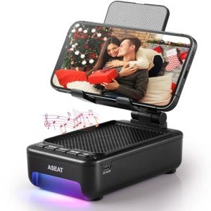ASEAT Bluetooth Speaker Phone Stand with Color Changing LED