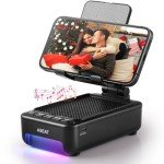 ASEAT Bluetooth Speaker Phone Stand with Color Changing LED