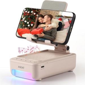 ASEAT Bluetooth Speaker Phone Stand with Color Changing LED