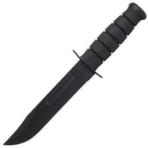 Ka-Bar KaBar Full-Size Black Plain Edge + Plastic Sheath 1213
