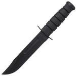 Ka-Bar KaBar Full-Size Black Plain Edge + Plastic Sheath 1213
