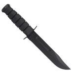 Ka-Bar KaBar Full-Size Black Plain Edge + Plastic Sheath 1213