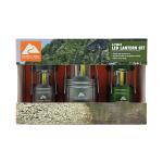 LED Camping Lanterns with Batteries (3-Pack)