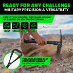 Rhino USA Military Folding Survival Shovel