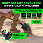 Rhino USA Military Folding Survival Shovel