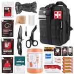 THRIAID Tactical Survival First Aid Kit Black