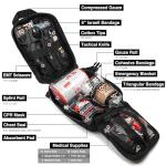 THRIAID Tactical Survival First Aid Kit Black