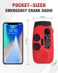 Emergency Hand Crank Radio with Flashlight and SOS