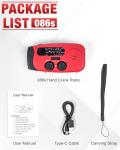 Emergency Hand Crank Radio with Flashlight and SOS